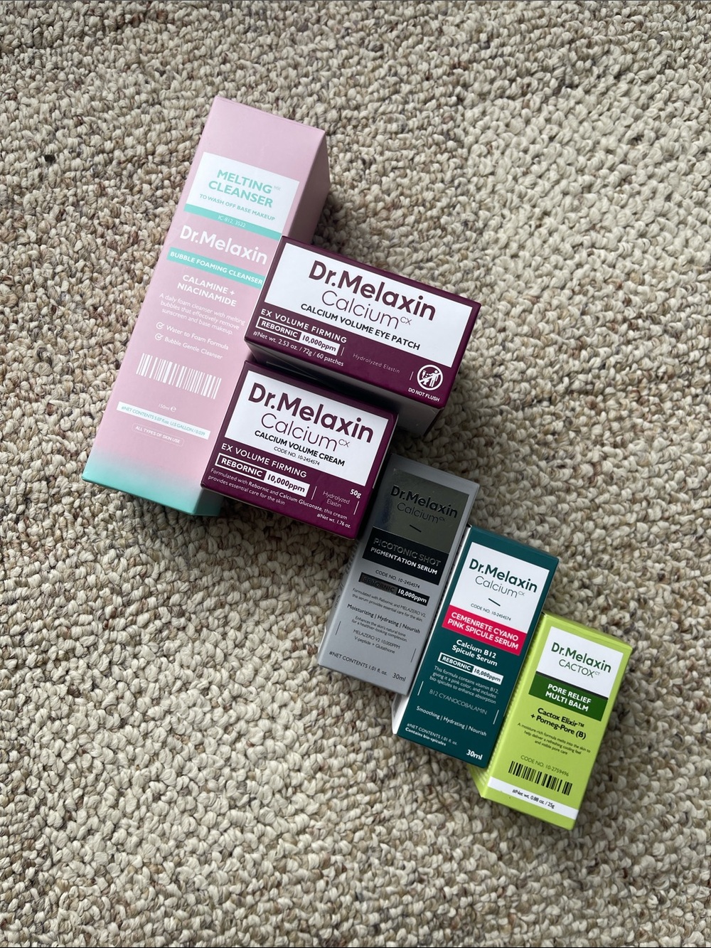 Dr. Melaxin calcium Skincare Sets